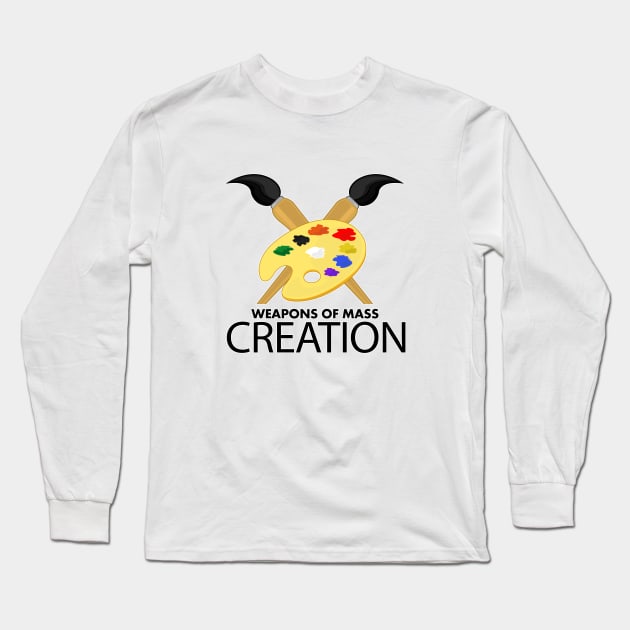 Weapons of mass creation Long Sleeve T-Shirt by adamzworld